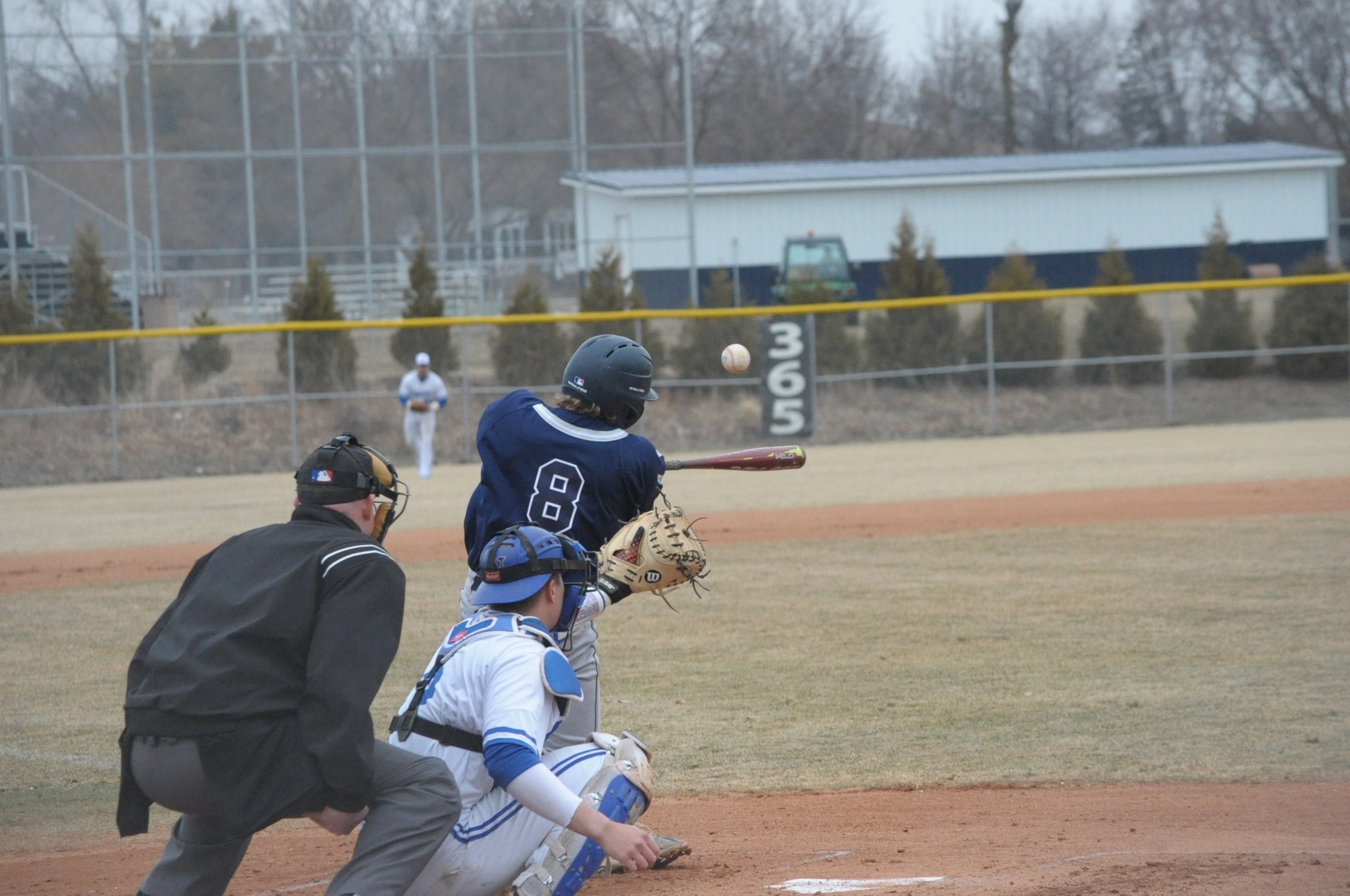 Tavian Gillete at bat