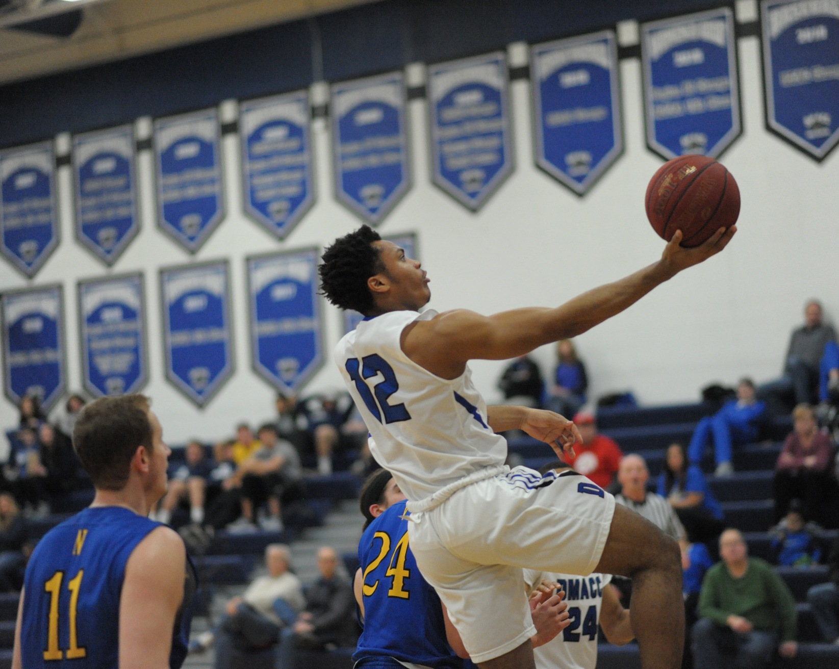 Ray Miller going up for shot.
