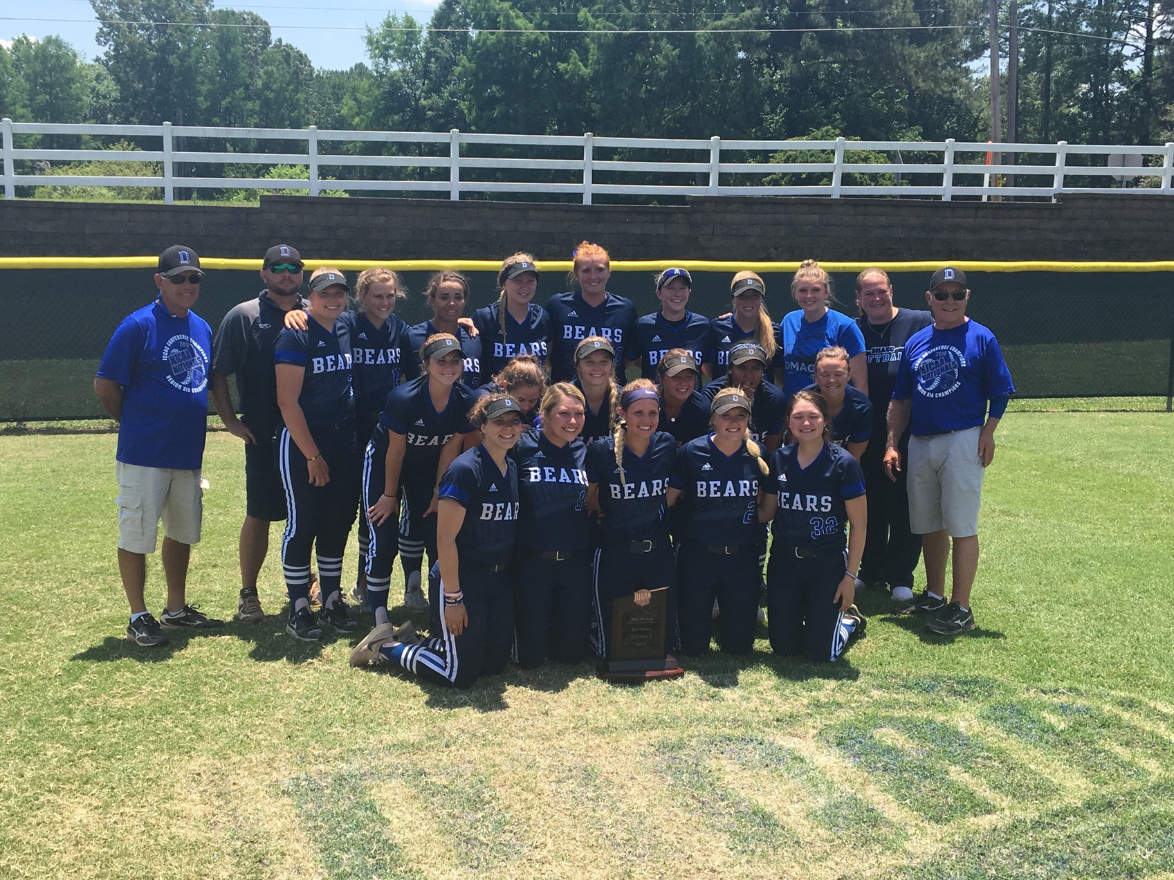 Team with World Series Trophy