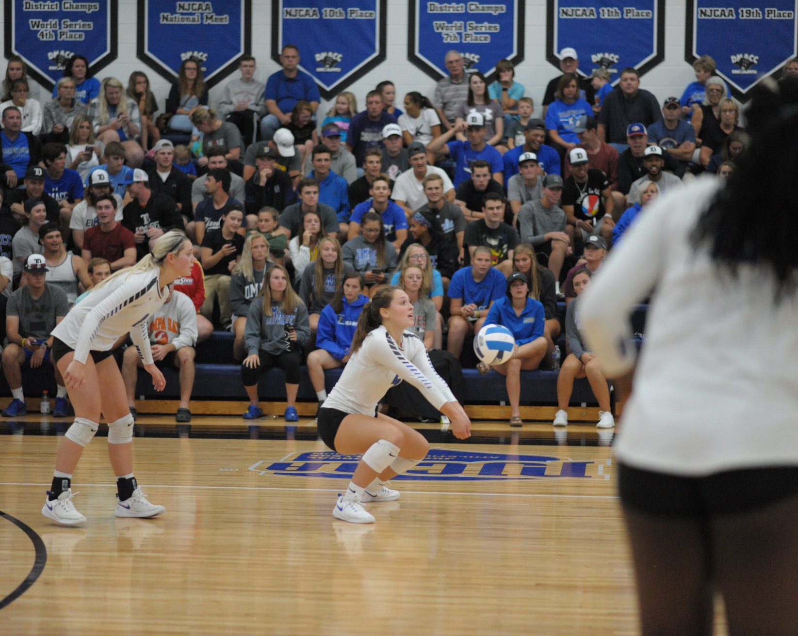 Kyra Ikeda with the dig