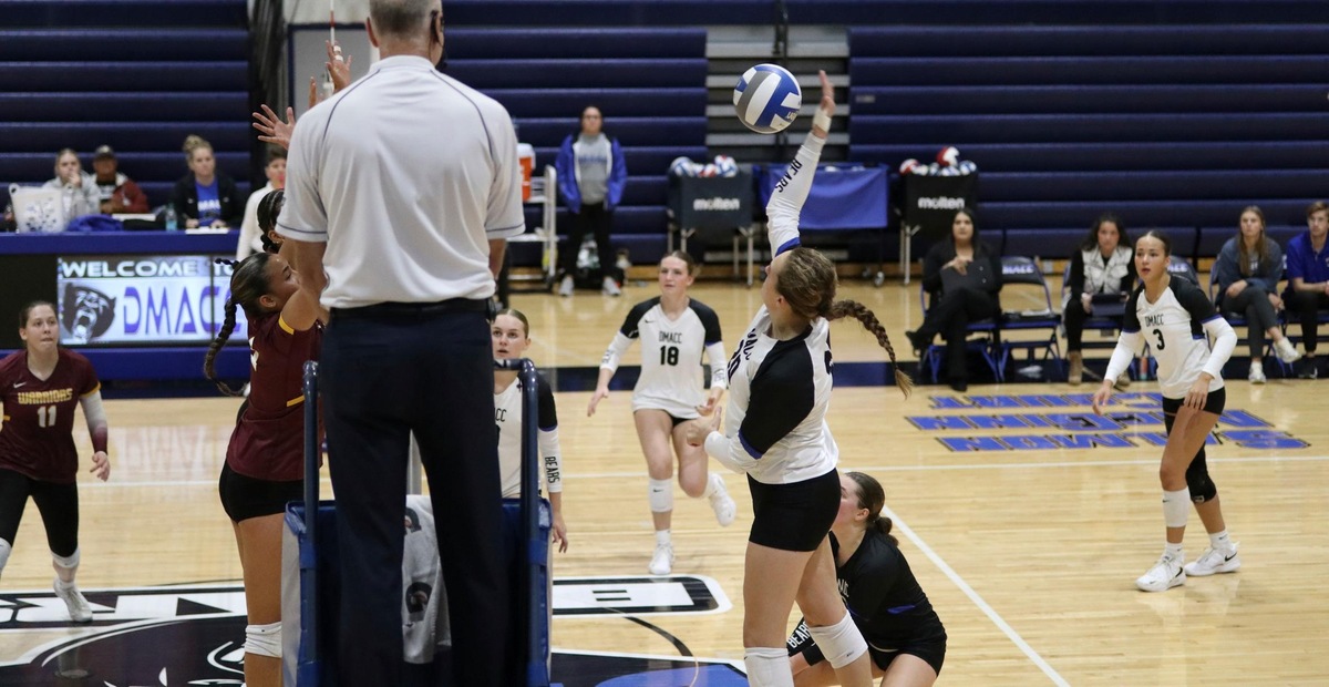 DMACC volleyball team tops Indian Hills CC, 3-1